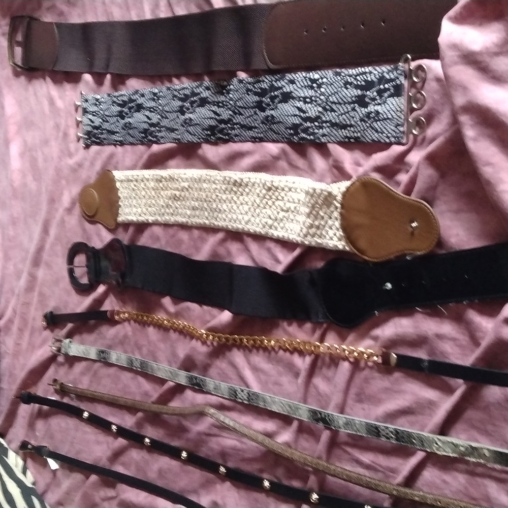 Assortment of belts